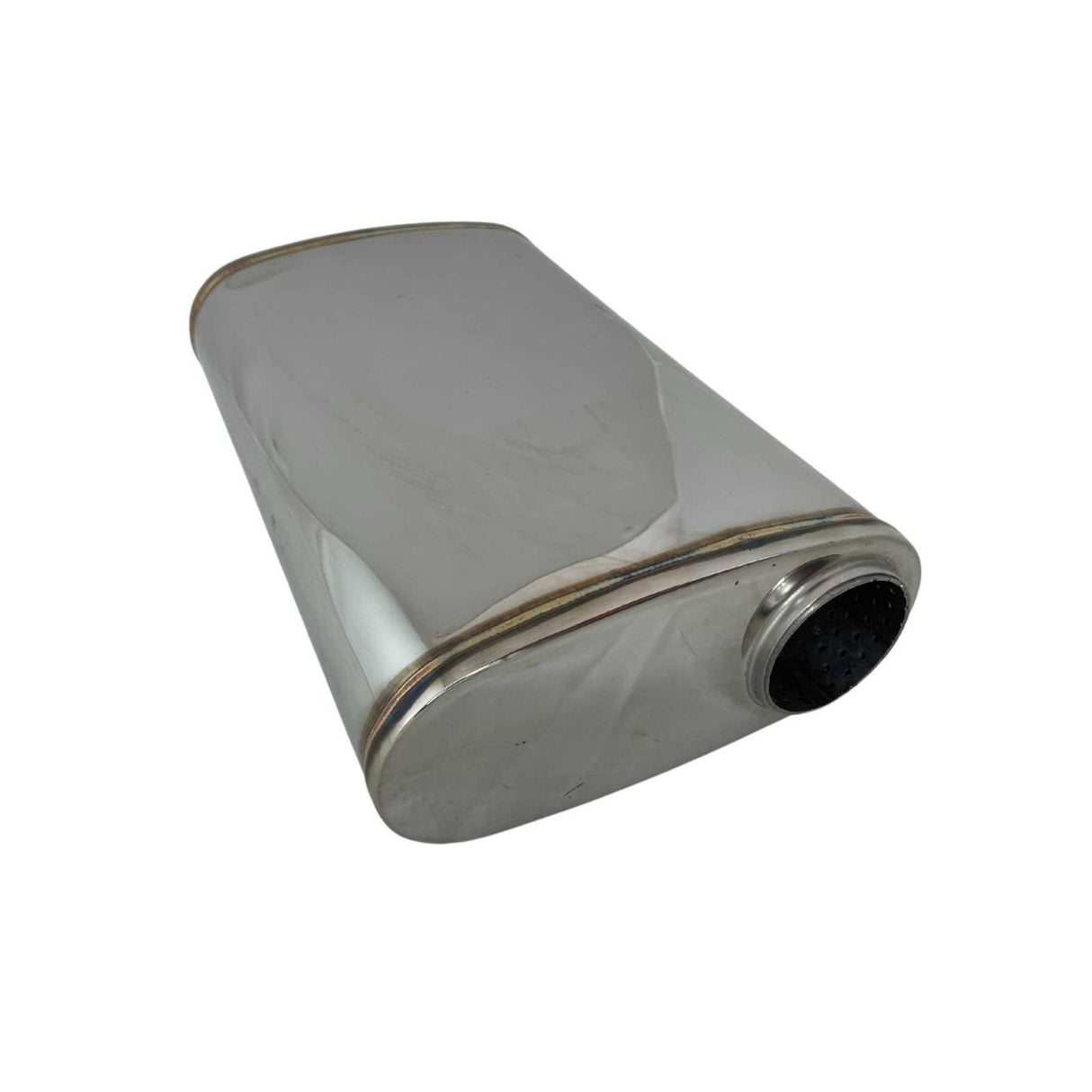 REDBACK | 304 Stainless Megaflow Sports Muffler 9"x4" Oval 14" Long 2.5" ID | STR7750-304N