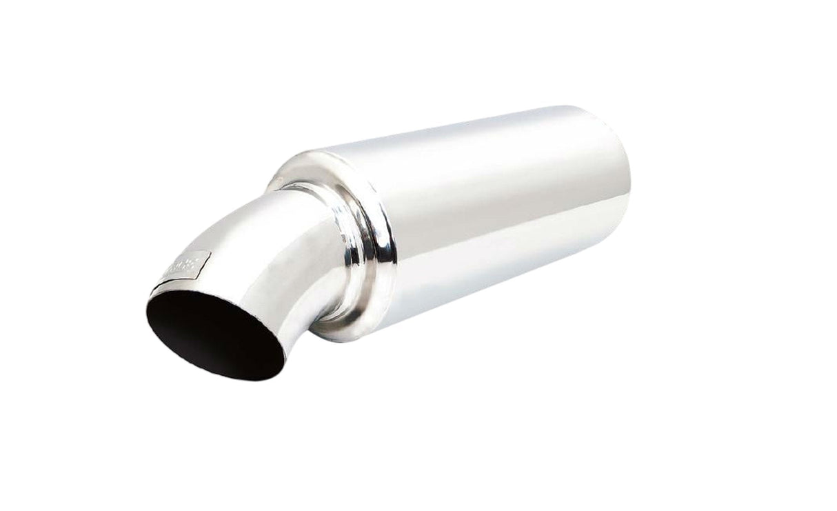 XFORCE - 2.5″ Inlet Dump Pipe Style Tip, 6″ Cannon Muffler