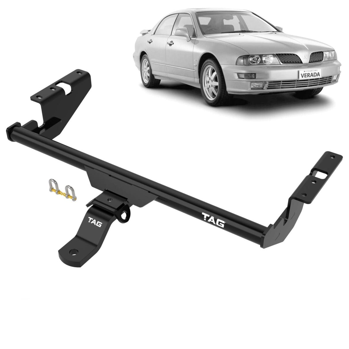 TAG | Standard Duty Towbar & Wiring Kit (Concealed) | Magna Verada TE KE 1997–2000 | T2C261-K301