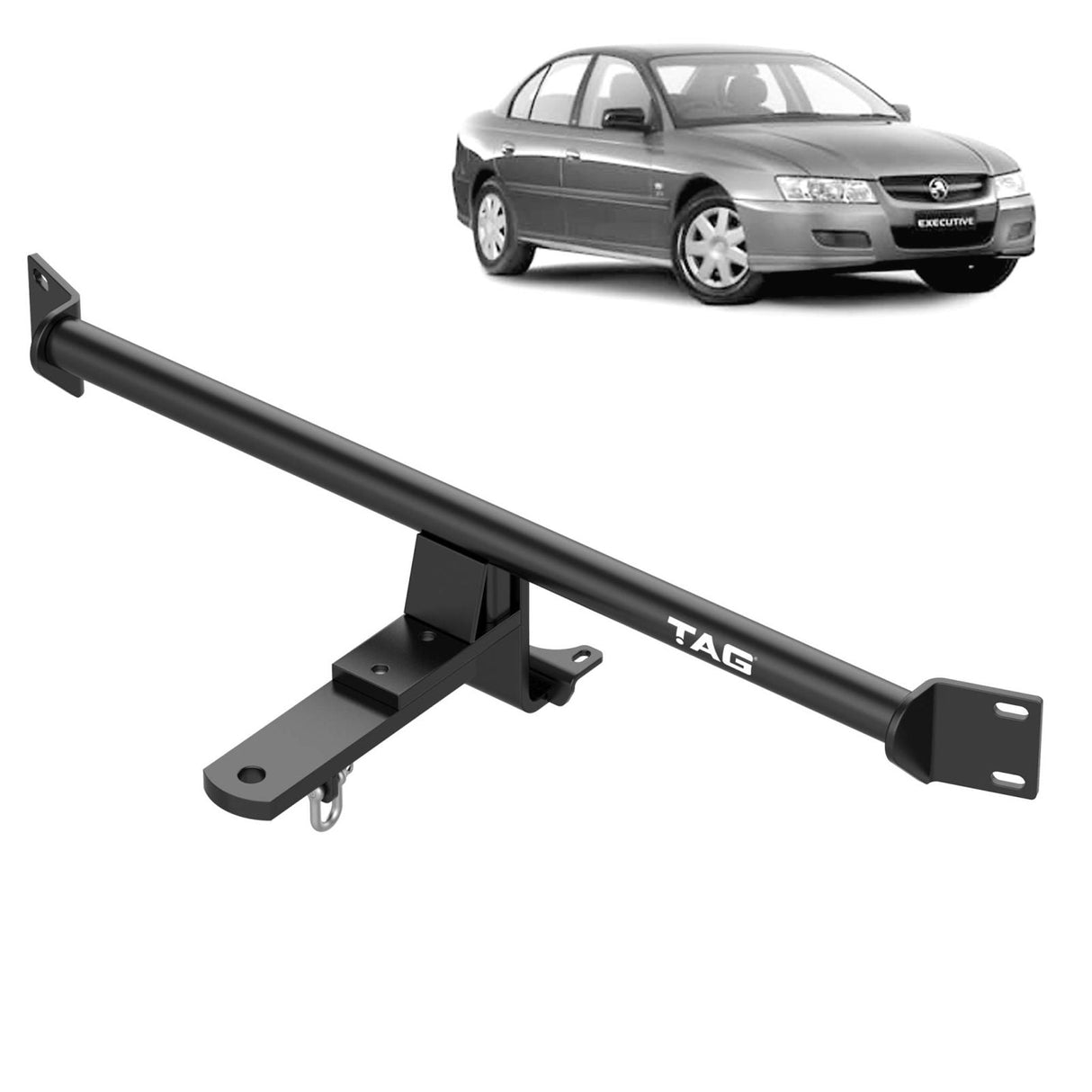TAG | Standard Duty Towbar & Direct Fit Wiring Kit | Holden Commodore VY VZ Sedan VX VZ Wagon 2000–2007 | T2H425-K201
