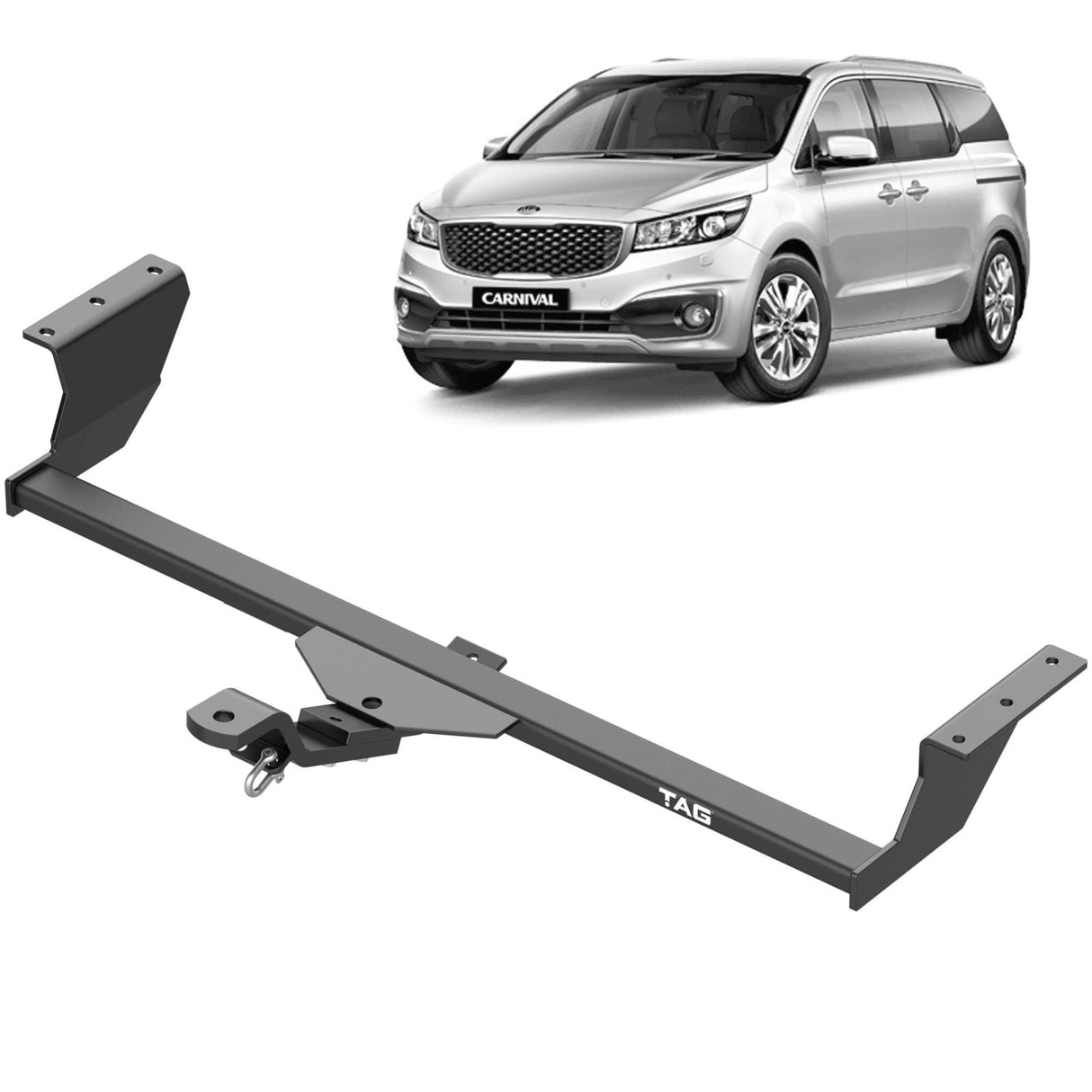 TAG | Standard Duty Towbar & Universal Wiring Kit | KIA Grand Carnival VQ 2006–2014 | T2K032-K301