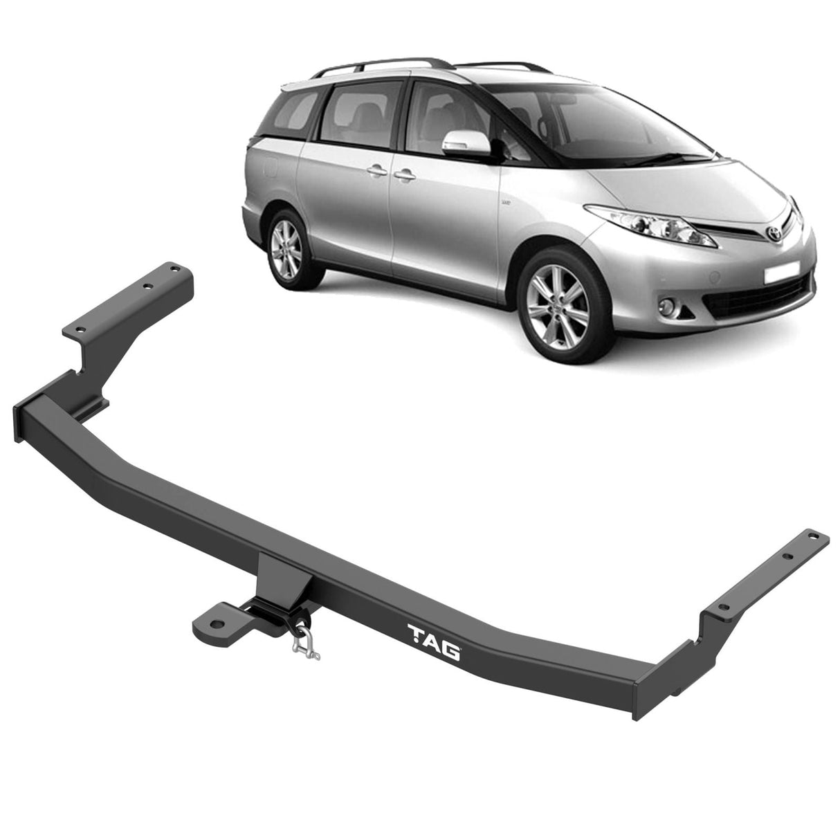 TAG | Std Duty Towbar & Direct Fit Wiring Kit | Tarago Estima 2006–2019 | T2T578-K201