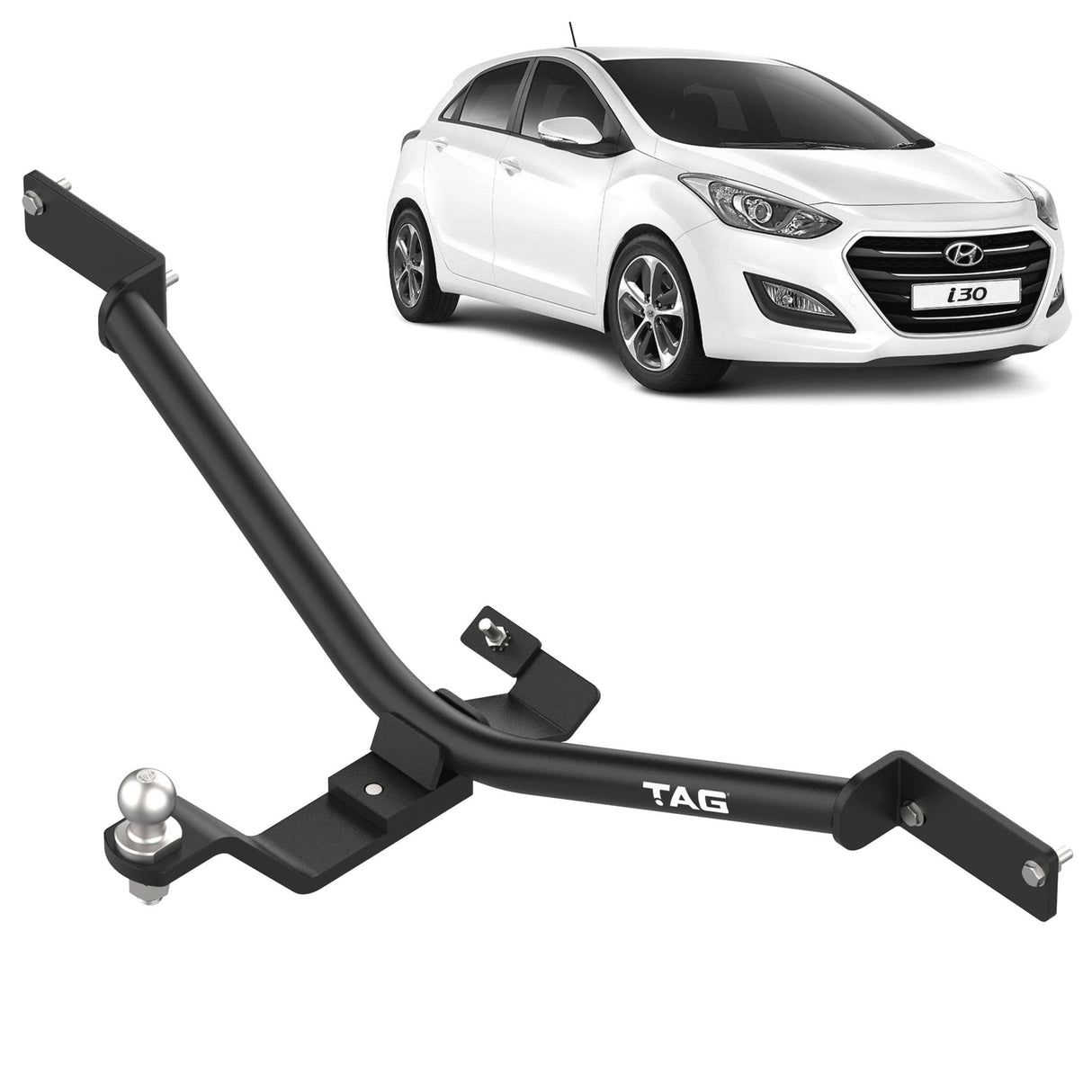 TAG | Standard Duty Towbar & Universal Wiring Kit | Hyundai i30 GD Hatch 2012–2017 | T2Z734-K201