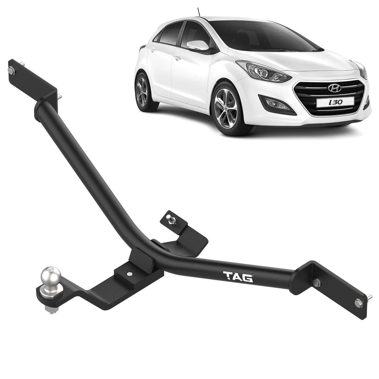 TAG | Standard Duty Towbar & Universal Wiring Kit | Hyundai i30 GD Hatch 2012–2017 | T2Z734-K201