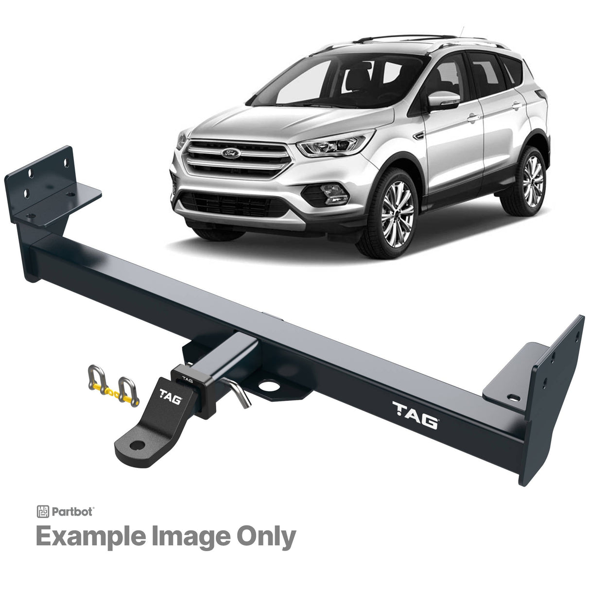 TAG | Heavy Duty Towbar & Direct Fit CAN-Bus Wiring Kit | Ford Escape ZG (2016–2020) | 1800kg | T4F655-K101