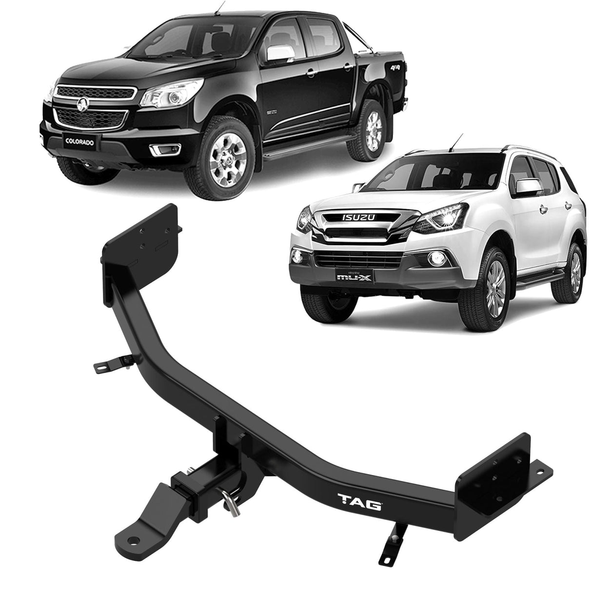 TAG | Heavy Duty Towbar & Direct Fit Wiring Harness | Isuzu MU-X 2013–2021 | T4H611-K203