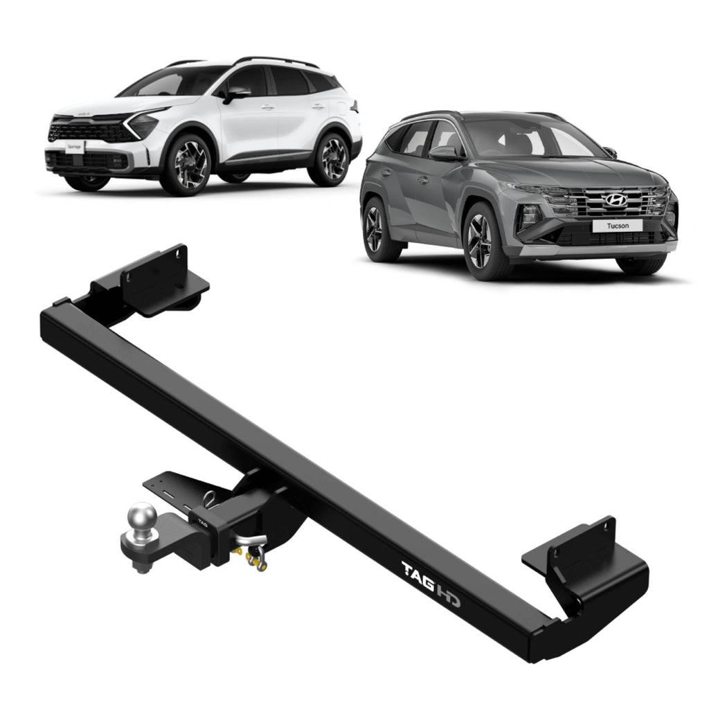 TAG | Heavy Duty Towbar & Direct Fit Wiring Kit (1900kg) | Hyundai Tucson NX4 Facelift 2024–ON | T4Z867-K202
