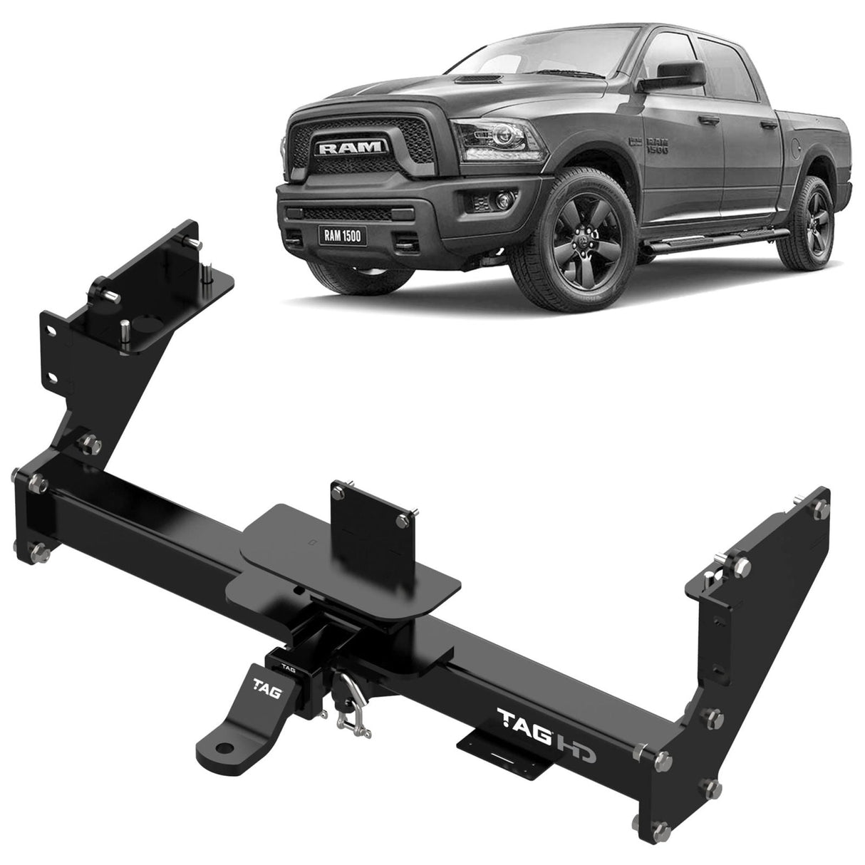 TAG | Heavy Duty Towbar & Universal Wiring Harness | RAM 1500 DS & DT 2018–On | T7P772-K301