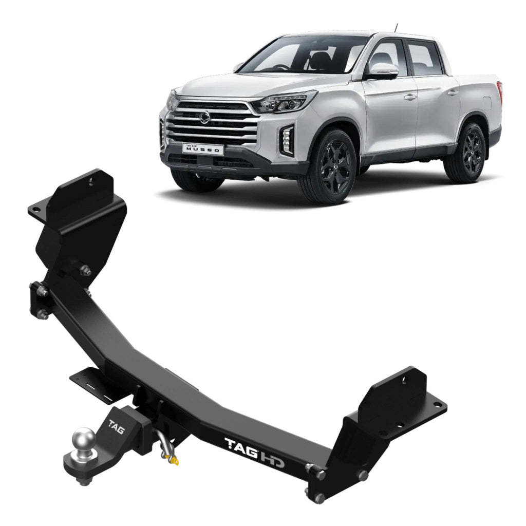TAG | Heavy Duty Towbar | SsangYong Musso Ute Short Wheel Base Q200 Q201 Q215 2018–ON | T7Y869