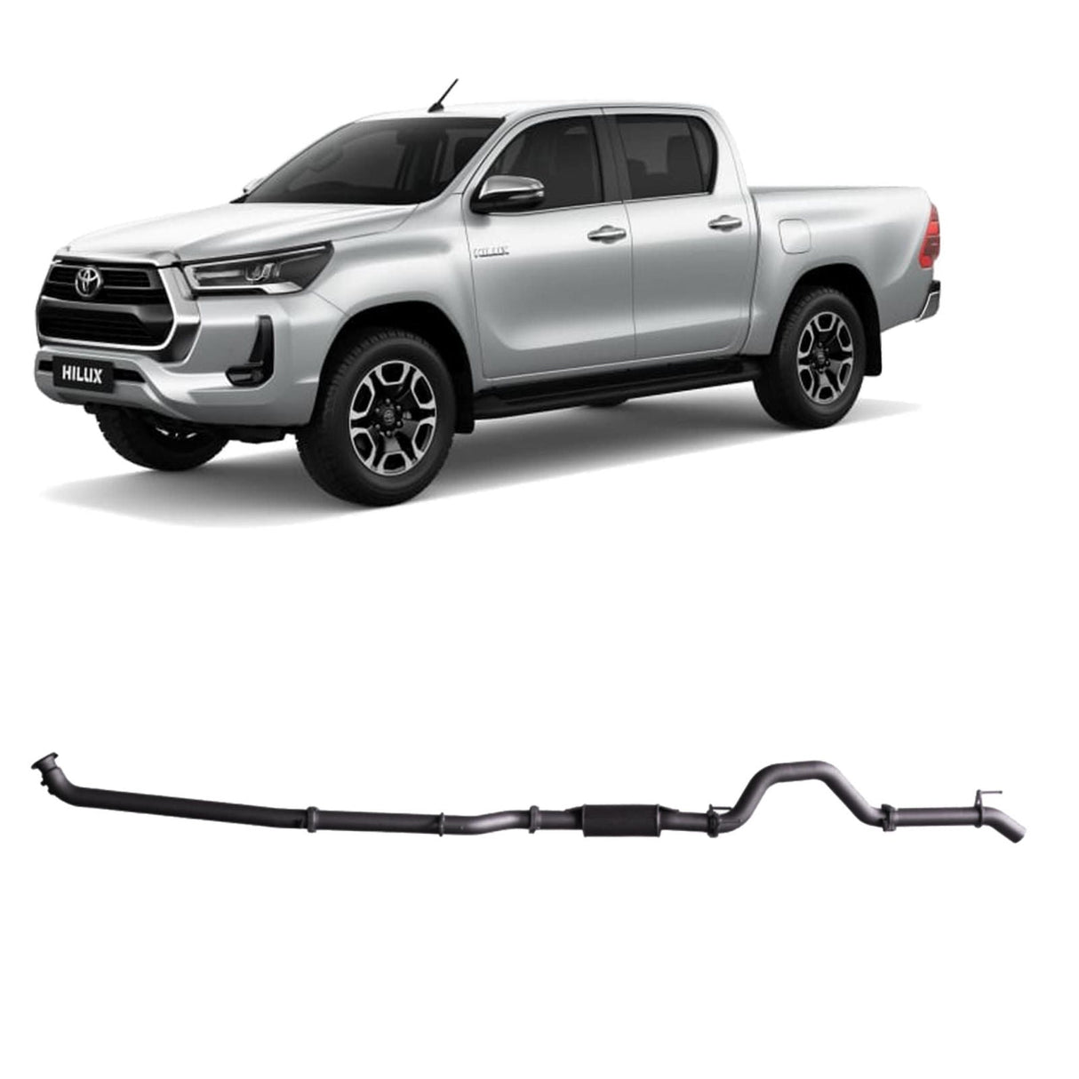 Redback Extreme Duty - Toyota Hilux N80 (2015 - On) 2.8L Performance Exhaust System