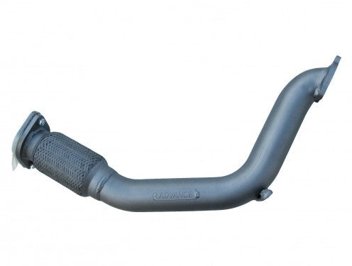 Advance Headers | 2.5" Mild Steel Turbo Dump Pipe with Flex | Nissan Navara D22 2.5L 4WD | TNAV25-8