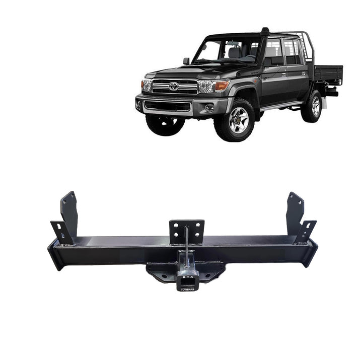 BTA | Heavy Duty Towbar | Toyota Landcruiser 70 75 78 79 Series 1985–On | Capacity 3500kg | TOY010HS