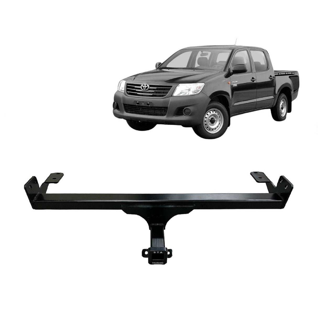 BTA | Pro Series Heavy Duty Towbar | Toyota Hilux 2WD 4WD 2005–2015 | 3500kg | TOY016HPC