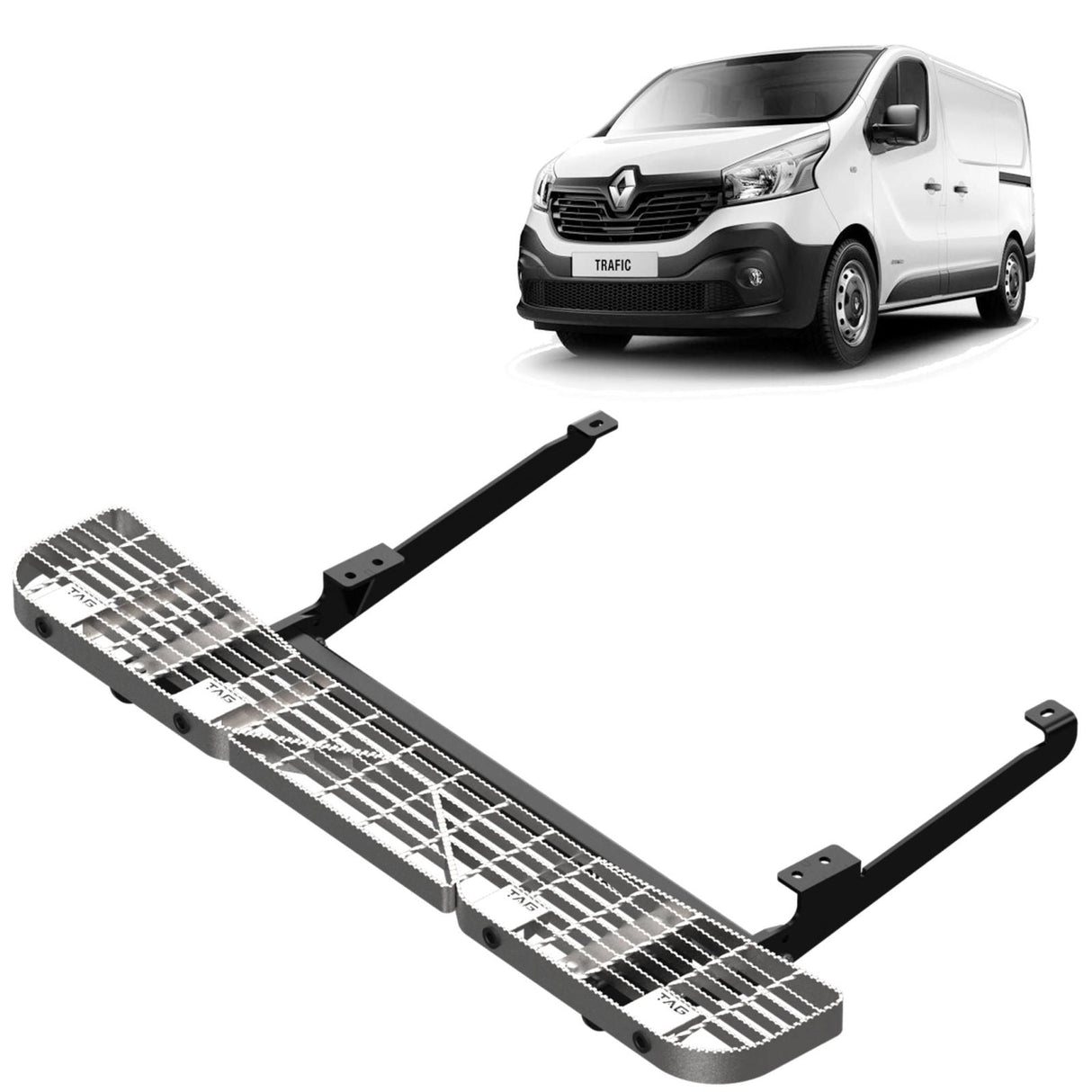 TAG | Rear Step & Sensor Brackets Kit | Mitsubishi Express / Renault Trafic Van 2014–On | TSP748-K010