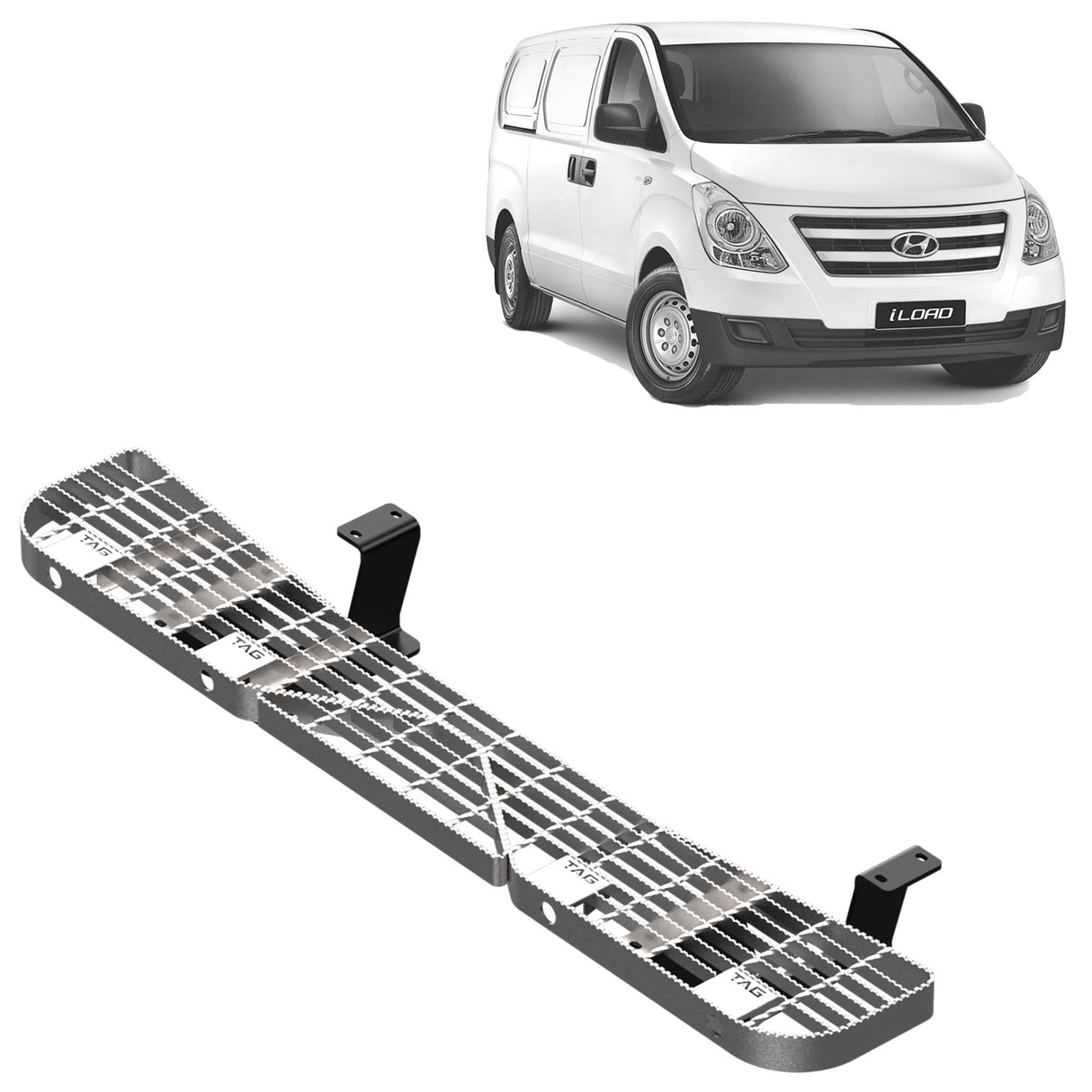 TAG | Galvanised Rear Step & Brackets | Hyundai iLoad Van TQ 2008–2021 | TSZ745-K010
