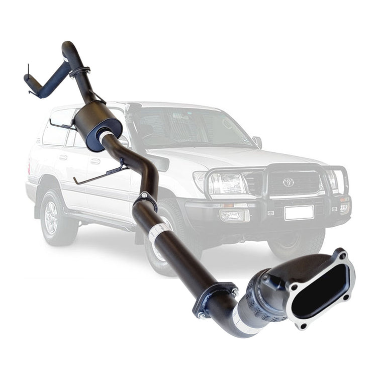 ESA | 3" Turbo Back Exhaust | Toyota Landcruiser 100 Series HDJ100 1HD-FTE Wagon | TY206
