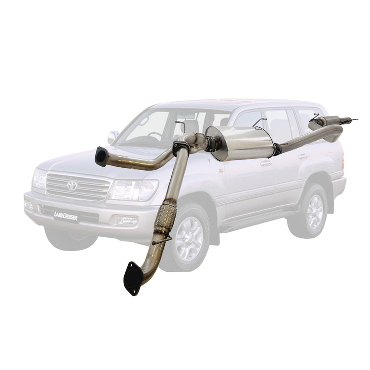 ESA | 3" Catback Exhaust | Toyota Landcruiser 100 Series UZJ100R Wagon 4.7L Petrol 1998 - 2007 | TY208