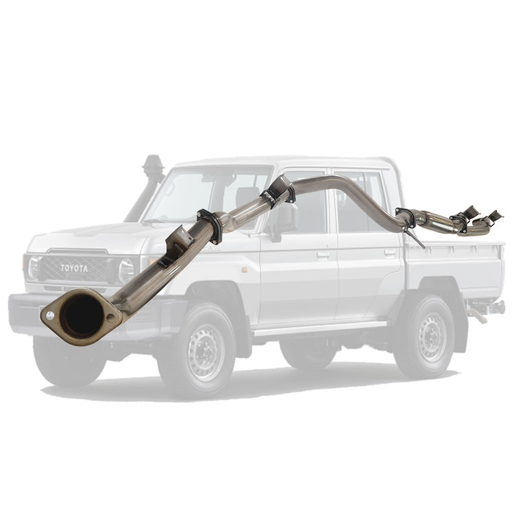 ESA | 3" DPF Back Exhaust | Toyota Landcruiser 79 Series GDJ79 Dual Cab Ute 2.8L 2023-On | TY228