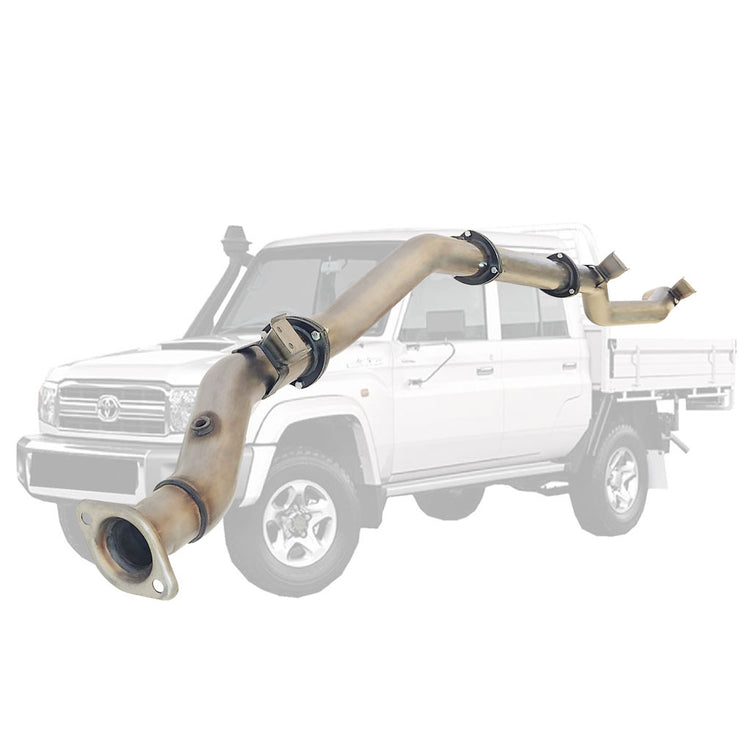 ESA | 3.5" DPF Back Exhaust | Toyota Landcruiser 79 Series VDJ79 Single & Dual Cab Ute 4.5L V8 10/2016 - On | TY229-RPSS