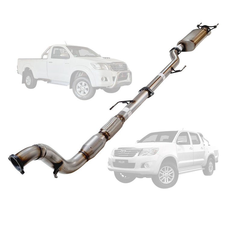 ESA | 3" Turbo Back Exhaust | Toyota Hilux N70 3L D4D Ute 2005 - 2015 | TY234