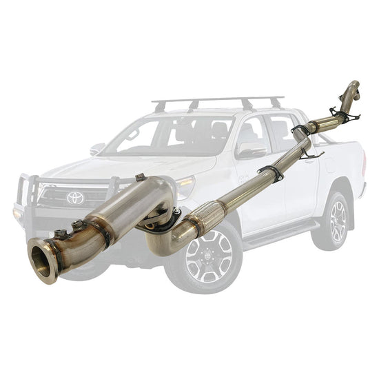 ESA | 3" Turbo Back Exhaust | Toyota Hilux N80 2.8L DPF Model 2015 Onwards | TY255