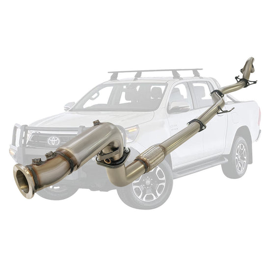 ESA | 3" Turbo Back Exhaust | Toyota Hilux N80 2.8L DPF Model 2015 Onwards | TY255