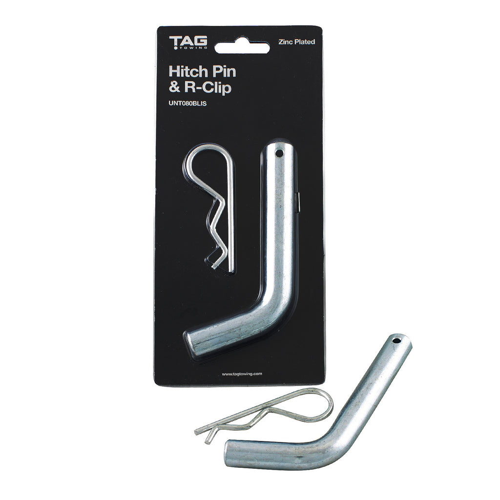 TAG | Hitch Pin & R-Clip | 15.8mm 5/8" Zinc Plated Steel Class 4 | UNT080BLIS