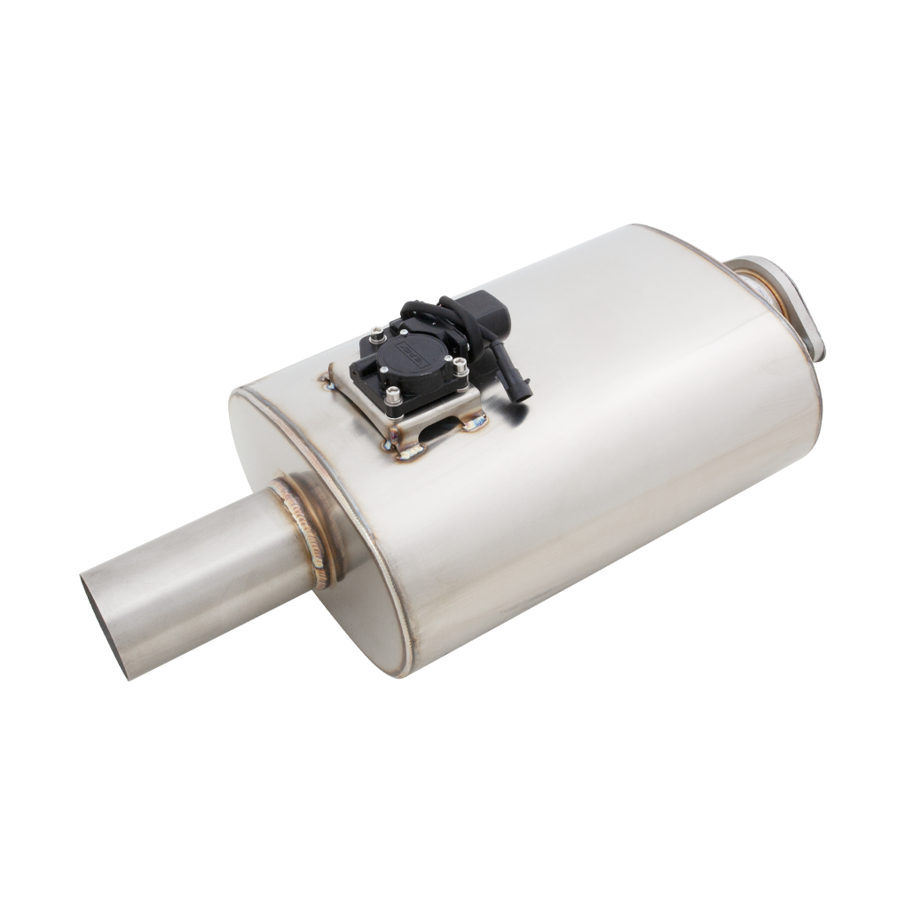 XForce | 3.5" In 3.5" Out Flanged Oval Varex Muffler | Universal Fitment | VMK11-350