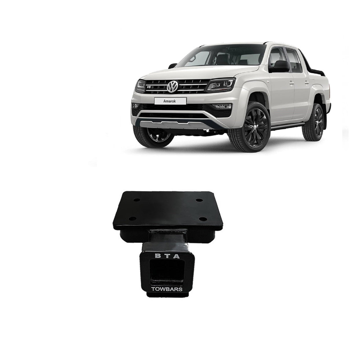 BTA Towbar to Suit Volkswagen Amarok Ute with Bumper (02/2011 – 12/2022) Heavy Duty 3500kg Capacity