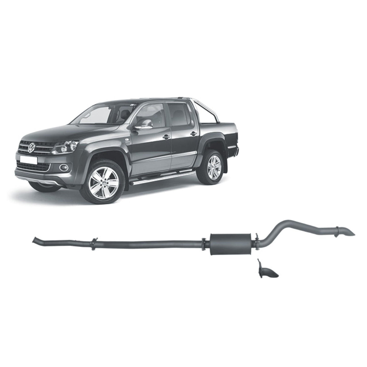 Redback Extreme Duty - Volkswagen Amarok (2012 - On) 2.0L Bi-Turbo Performance Exhaust