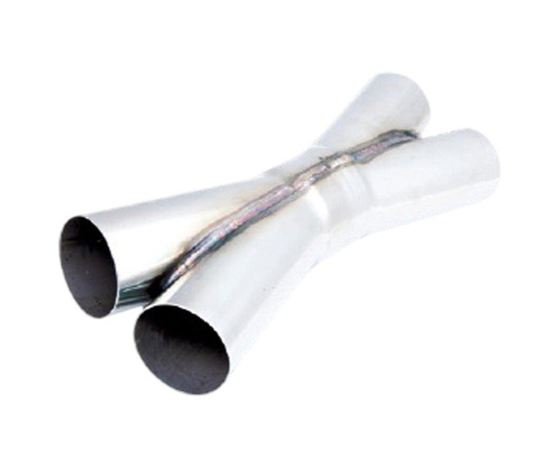 XForce | Twin 2.5" Performance X-Pipe | 304 Stainless Steel Tig Welded | XP02S-250