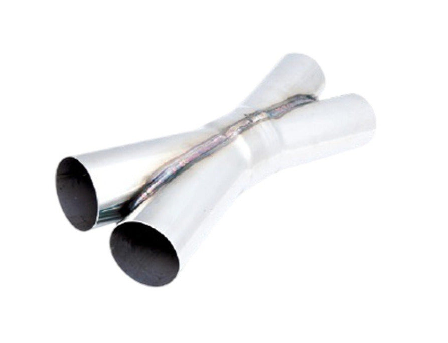 XForce | Twin 3" Performance X-Pipe | 304 Stainless Steel Tig Welded | XP02S-300