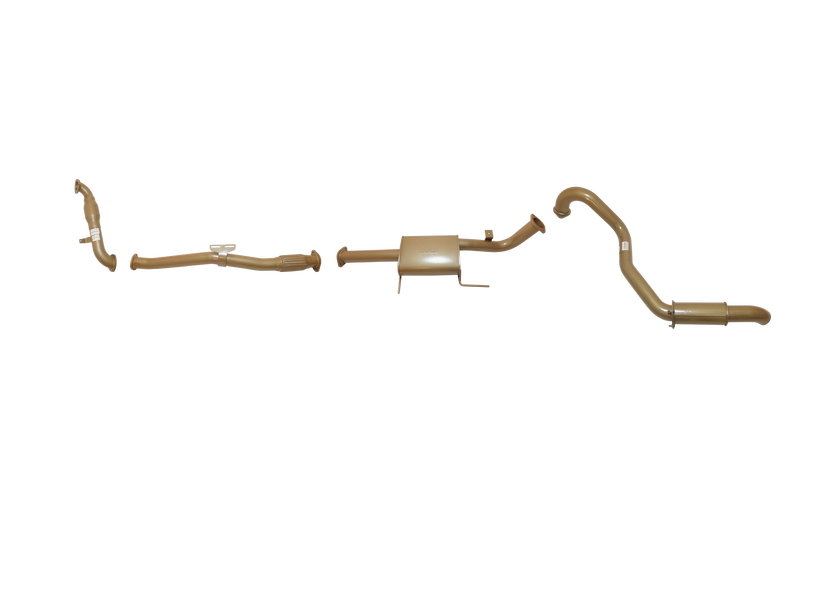Pacemaker King Brown | Single 3" Exhaust Kit with CAT | Nissan Patrol GU MKII Ute & Wagon 3.0L Turbo Diesel Mk I & Mk II 2000–2016 Without DPF/Air Purifier | KB9510-XCMR