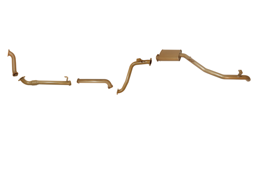 KingBrown - Toyota Land Cruiser 79 Series 1HDJ 6 Cylinder Turbo Diesel (2001-2007) Ute Single 3" Rear Pipe Only Option Kit Exhaust
