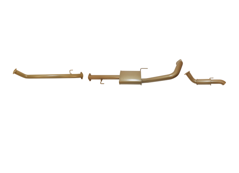 Pacemaker King Brown | Single 3" DPF-Back Exhaust with Muffler & Resonator | Toyota Prado 150 2.8L | KBD12221-XXMR