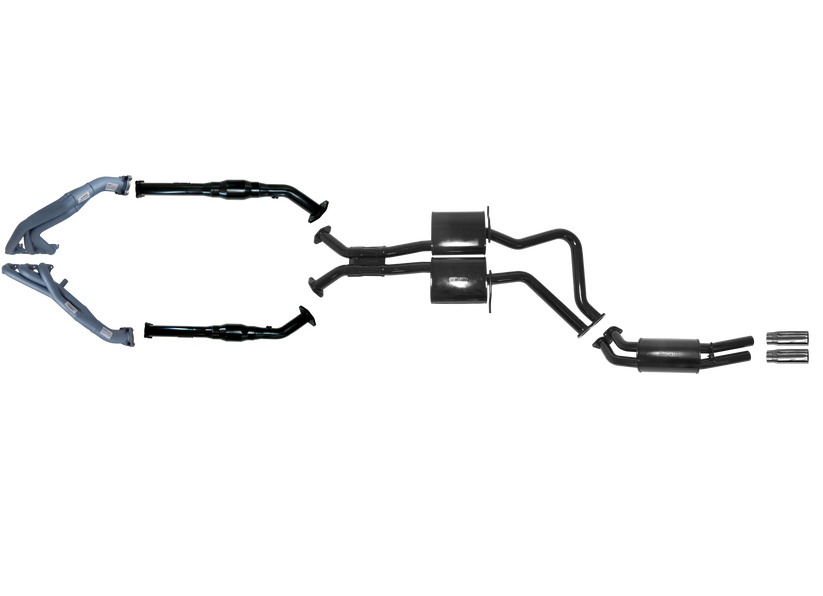 Pacemaker Performance Exhaust System with Competition Headers for Holden VU VY 3.8L V6 Supercharged Ute 2000–2004 - PP5061-03