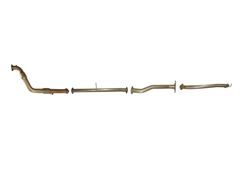 King Brown - Ford Ranger PX 3.2L TD 2011 to 2016 (without DPF/Air Purifier)- Single 3" with Centre Pipe Only and CAT Kit