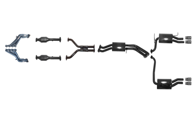 Pacemaker Performance Exhaust System with Tuned Headers for Ford Falcon BF FPV GT 5.4L Boss V8 2005–2008 - PP4008-08