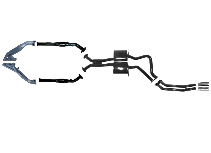 Pacemaker Performance Exhaust System with Competition Headers for Holden VT VX VY 3.8L V6 Supercharged Sedan 1997–2004 - PP5061-02 (Rear Pipe Only Variant)