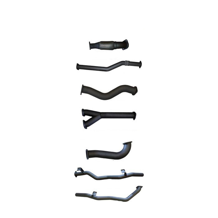 Manta | Twin 3″ Turbo Back Exhaust with WOM No Cat | Toyota Landcruiser VDJ79 Dual Cab V8 Ute 2012–2016