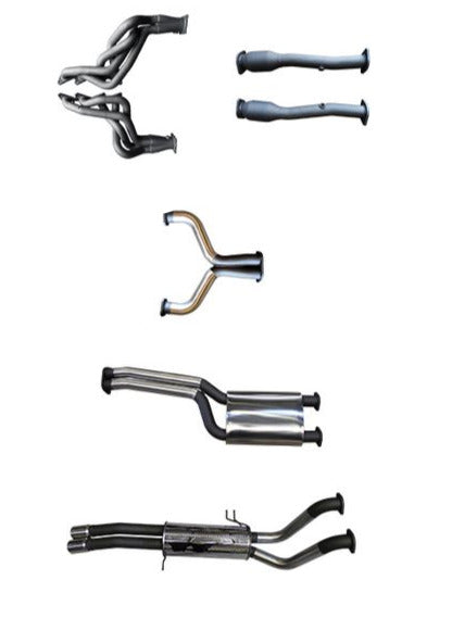 Manta | Twin 2.5″ Full Exhaust System with Extractors, Muffler | FPV GS Pursuit 5.0L V8 Ute FG 2010–2014