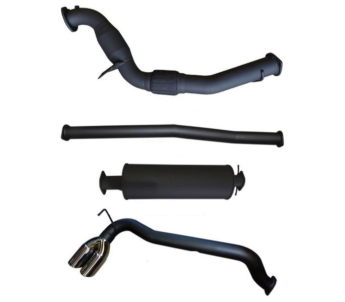 Manta | 3″ Turbo Back Exhaust with Cat Twin Tip Side Exit Chrome Tips | Ford Ranger PX 3.2L CRD Ute 2011–2015