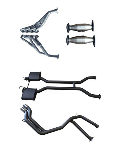 Manta | 2.5" Dual Full System with Extractors Tailpipe | Ford Falcon AU 5.0L V8 Sedan IRS 1998–2002