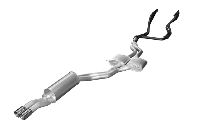 Manta | Dual 2.5″ Full Exhaust System with Extractors Muffler | Holden Commodore VP VR VS 5.0L V8 Manual IRS Sedan 1991–1997