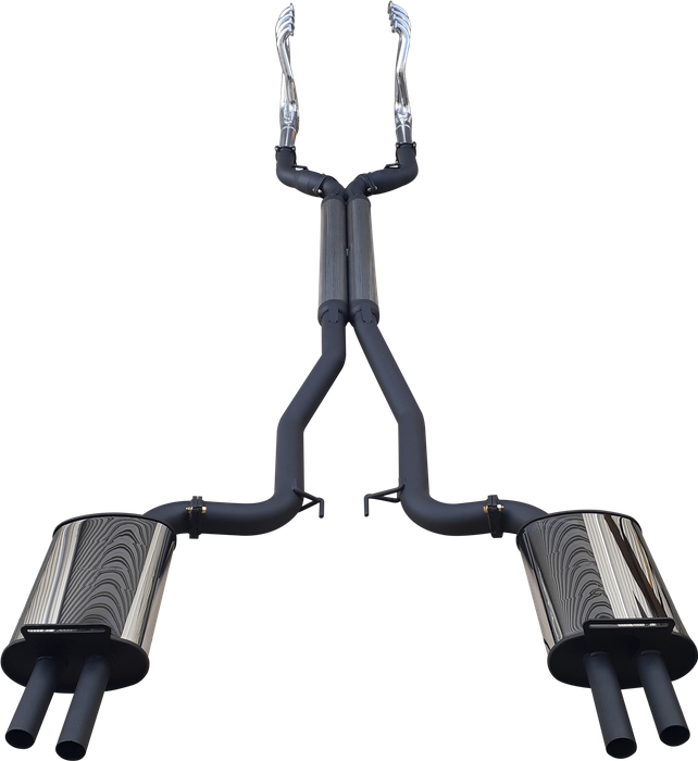 Manta | Twin 3″ Full Exhaust System with 1 7/8″ Coated Headers | Holden VF HSV Maloo 6.2L V8 Ute 2013–2017
