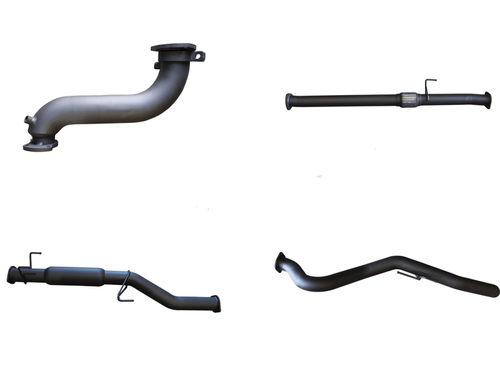 Manta Single 3in Aluminised Steel Turbo Back Exhaust – Holden Colorado RG 2.8L DPF (2016-2020) | MKHN0369