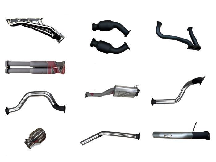 Manta | Twin 3″ Full Exhaust System with 1 3/4″ Ceramic Coated Headers, Cats & 5″ Black Tips | RAM 1500 TRX 6.2L V8 Ute 2020–2024