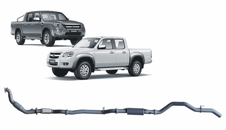 Redback Extreme Duty - Ford Ranger PJ/PK / Mazda BT-50 B2500/B4000 (2006 - 2011) Performance Exhaust System
