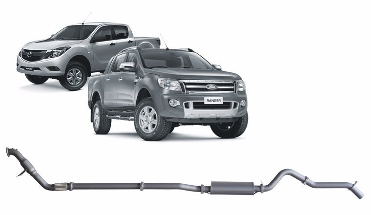 Redback Extreme Duty - Ford Ranger PX / Mazda BT-50 UP (2011 - 2016) Performance Exhaust System