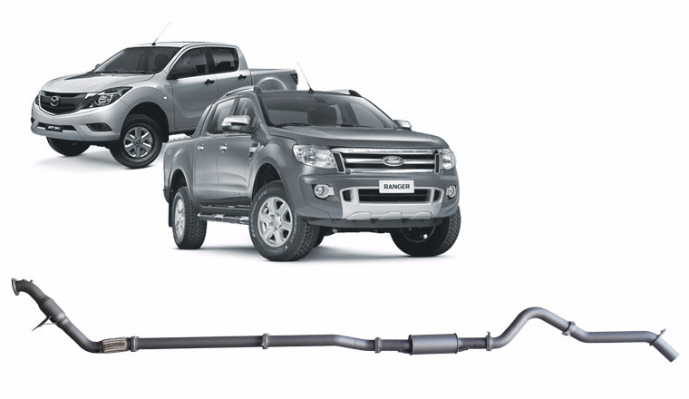 Redback Extreme Duty - Ford Ranger PX / Mazda BT-50 UP (2011 - 2016) Performance Exhaust System